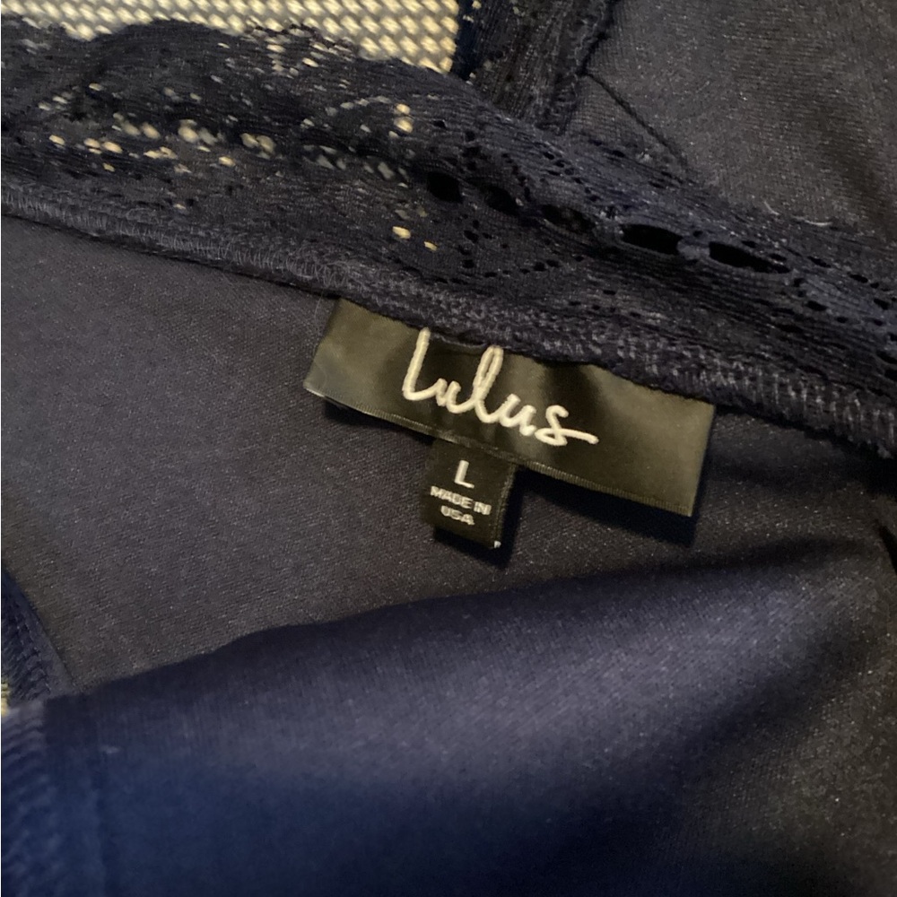Lulu’s navy Reach Out My Hand Skate dress - Picture 7 of 7
